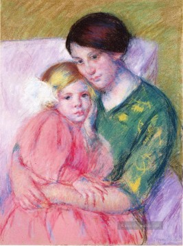 Mary Cassatt Werke - Mutter und Kind Lese Mütter Kinder Mary Cassatt